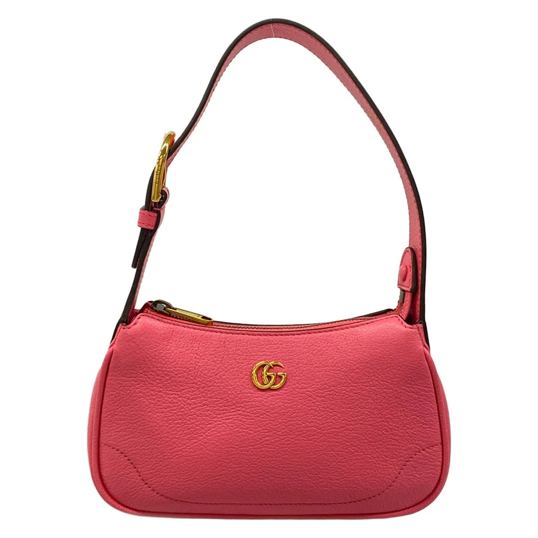 GUCCI APHRODITE PINK LEATHER HANDBAG: GUCCI Aphrodite Pink Leather Handbag Brand: GUCCI Type/Style: Handbag Material: Exterior Material Leather Color: Exterior Color Pink Size: Height : 4.72 inch" (12 cm) Width : 6.89 inch (17.5 cm)8.27 i