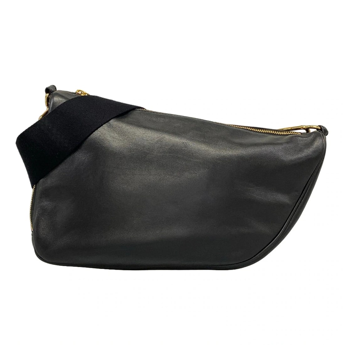 BURBERRY BLACK CALF LEATHER SHOULDER BAG (1 of 10)