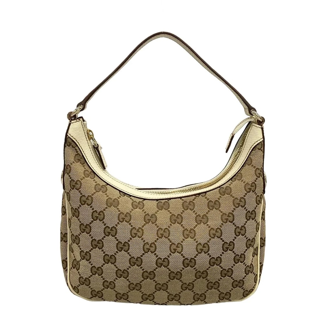 GUCCI CHARMY BEIGE DARK BROWN CREAM SHOULDER BAG: GUCCI Charmy Beige Dark Brown Cream Shoulder Bag Brand: GUCCI Type/Style: Shoulder Bag Material: Exterior Material Jacquard, Leather Color: Exterior Color Beige, Dark Brown, Cream Size: Height : 6.69 
