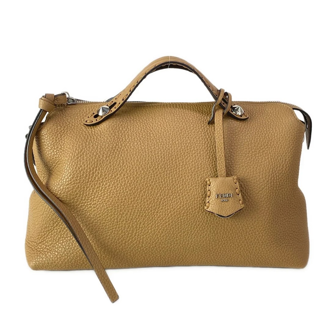 FENDI BY THE WAY LARGE/CELERIA BROWN LEATHER HANDBAG (1 of 9)