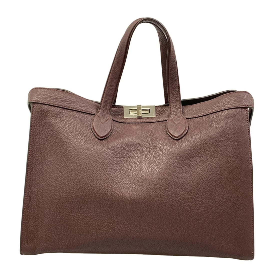 FENDI PEEKABOO BORDEAUX LEATHERBOSTON BAG: FENDI Peekaboo Bordeaux LeatherBoston Bag Brand: FENDI Type/Style: Boston Bag Material: Exterior Material Leather Color: Exterior Color Bordeaux Size: Height : 12.6 inch (32 cm) Width : 16.14 inch (41