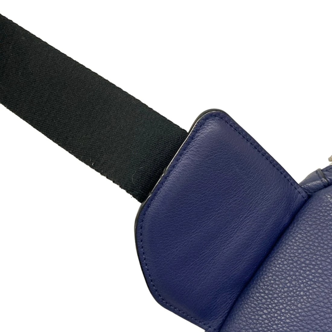 LOEWE PUZZLE SLING NAVY LEATHER BACKPACK - 8