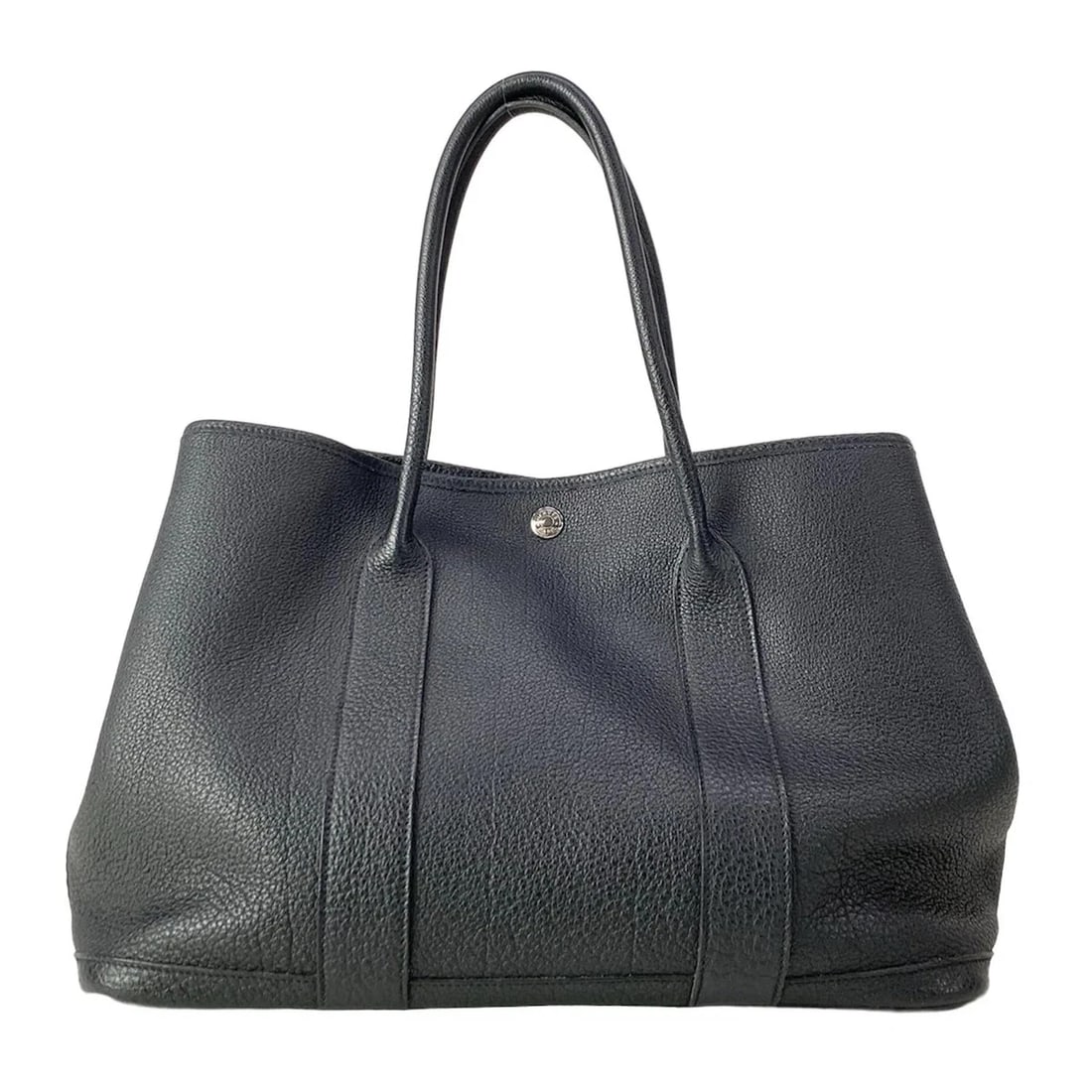 HERMES GARDEN PARTY PM BLACK NEGONDA SQUARE TOTE BAG (1 of 9)
