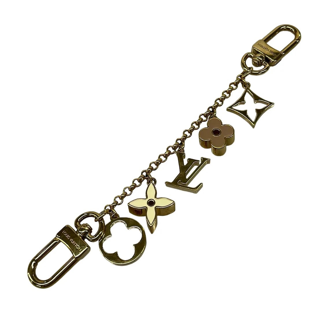 LOUIS VUITTON BAG CHARM CHAIN FLEUR DU MONOGRAM (1 of 4)