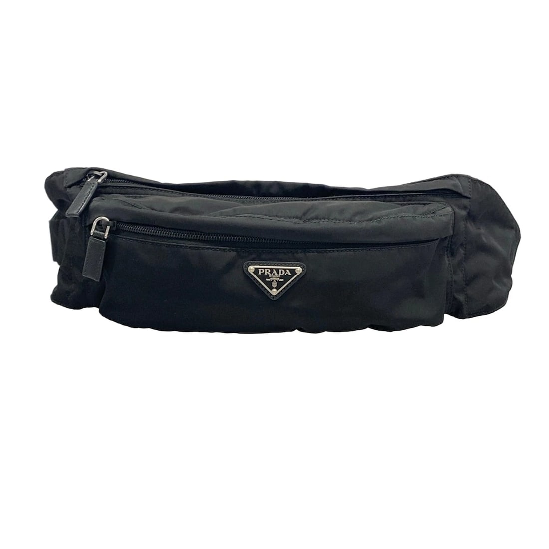 PRADA BLACK NYLON BUM BAG (1 of 10)