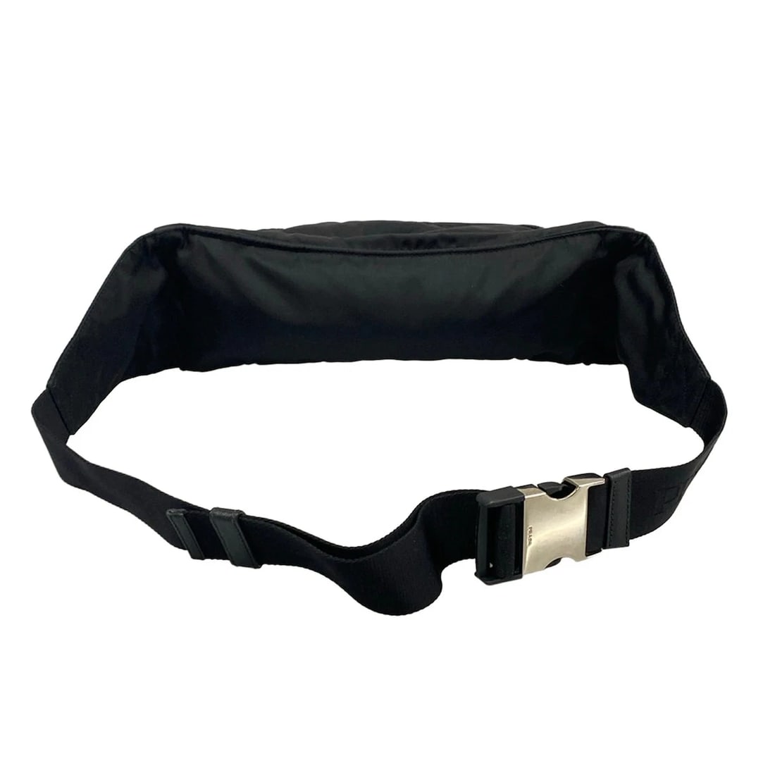 PRADA BLACK NYLON BUM BAG - 3
