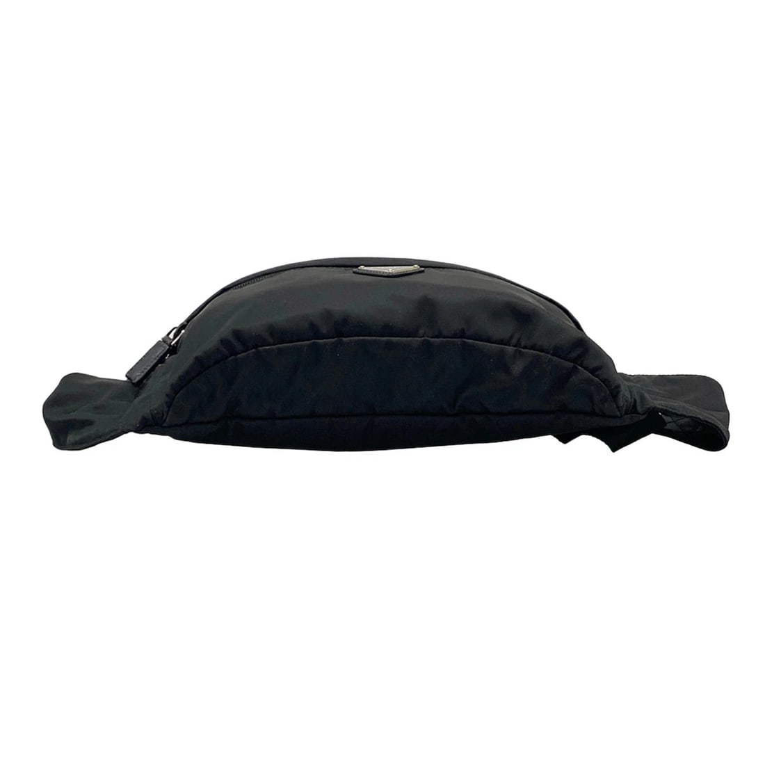 PRADA BLACK NYLON BUM BAG - 5