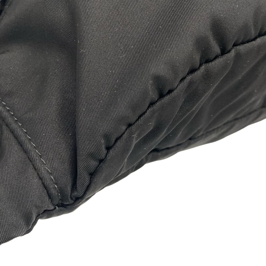 PRADA BLACK NYLON BUM BAG - 6