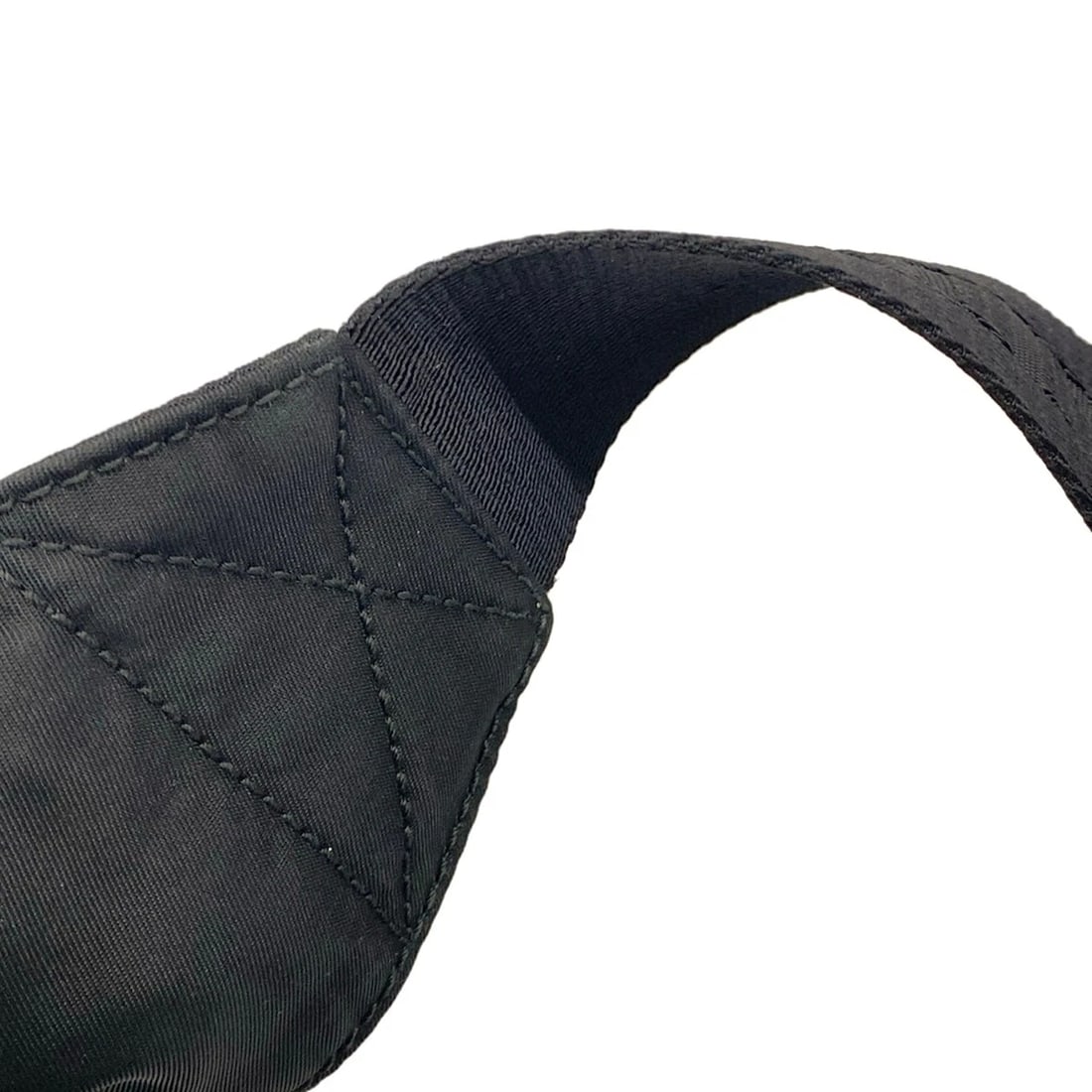 PRADA BLACK NYLON BUM BAG - 9