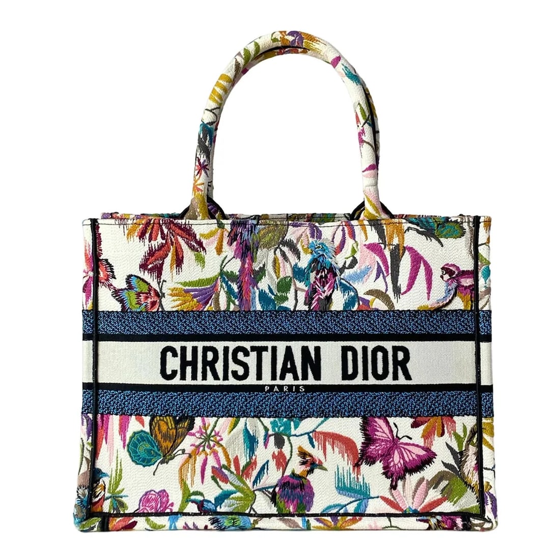 DIOR/CHRISTIANDIOR BOOK TOTE MEDIUM BAG / OLD WHITE BLUE (1 of 9)