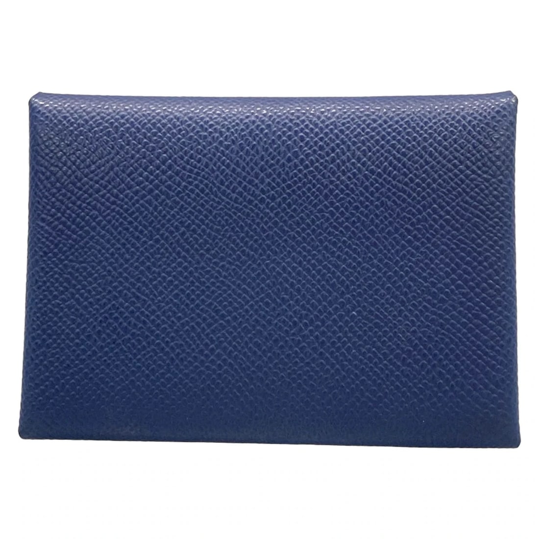 HERMES CALVI DUOBLUE ABYSSE VEAU EPSOM K COIN CASE: HERMES Calvi DuoBlue Abysse Veau Epsom K Coin Case Brand: HERMES Type/Style: Coin Case Material: Exterior Material Veau Epsom Color: Exterior Color Blue Abysse Size: Height : 2.95 inch (7.5 cm) Width 
