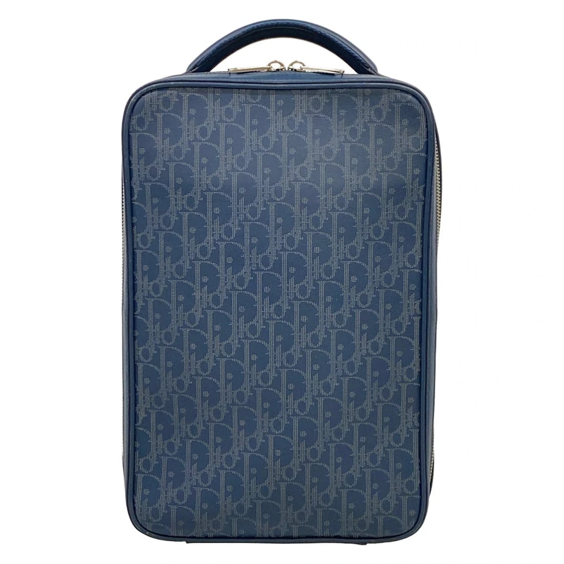DIOR/CHRISTIANDIOR WORLD TOUR SLING BAG BLUE LEATHER BACKPACK: DIOR/ChristianDior World Tour Sling Bag Blue Leather Backpack Brand: DIOR/ChristianDior Type/Style: Backpack Material: Exterior Material Leather Color: Exterior Color Blue Size: Height : 13.39 inch (3