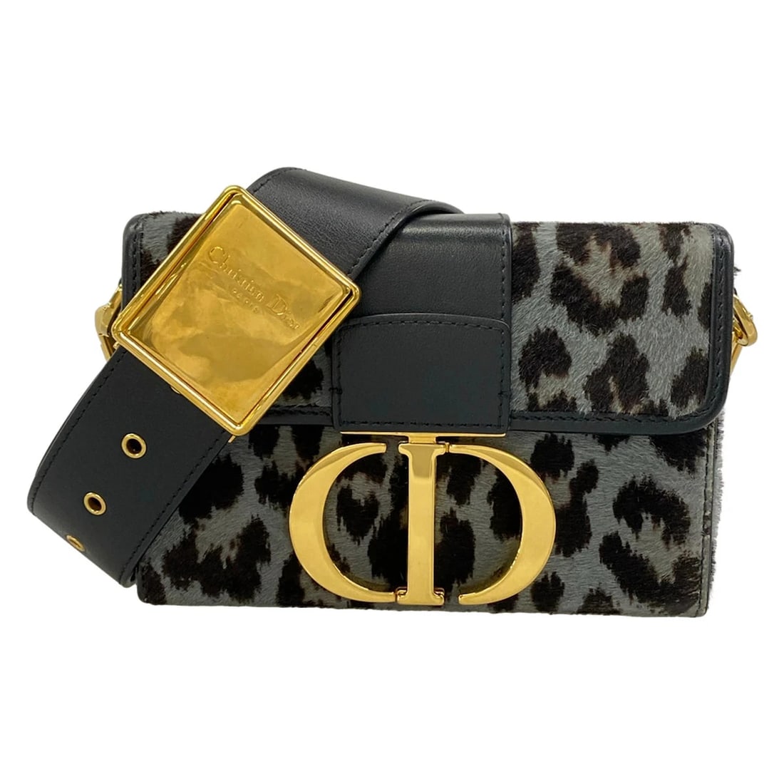 DIOR/CHRISTIANDIOR 30 MONTAIGNE BOX BAG: DIOR/ChristianDior 30 Montaigne Box Bag Brand: DIOR/ChristianDior Type/Style: Shoulder Bag Material: Exterior Material Unborn Calf, Leather Color: Exterior Color Gray, Dark Brown, Black Size: Height :
