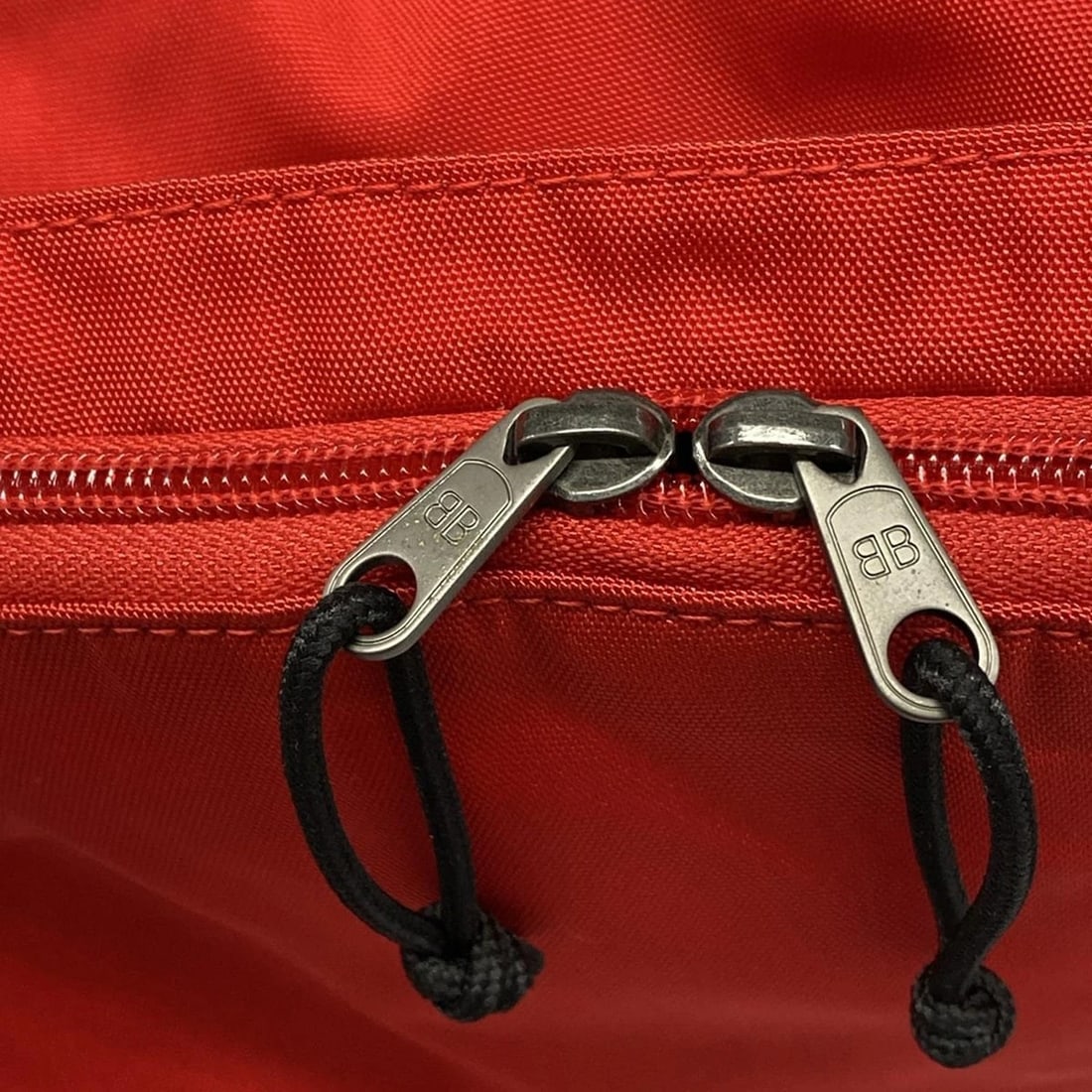 BALENCIAGA EXPLORER BACKPACK RED BLACK NYLON BACKPACK - 9
