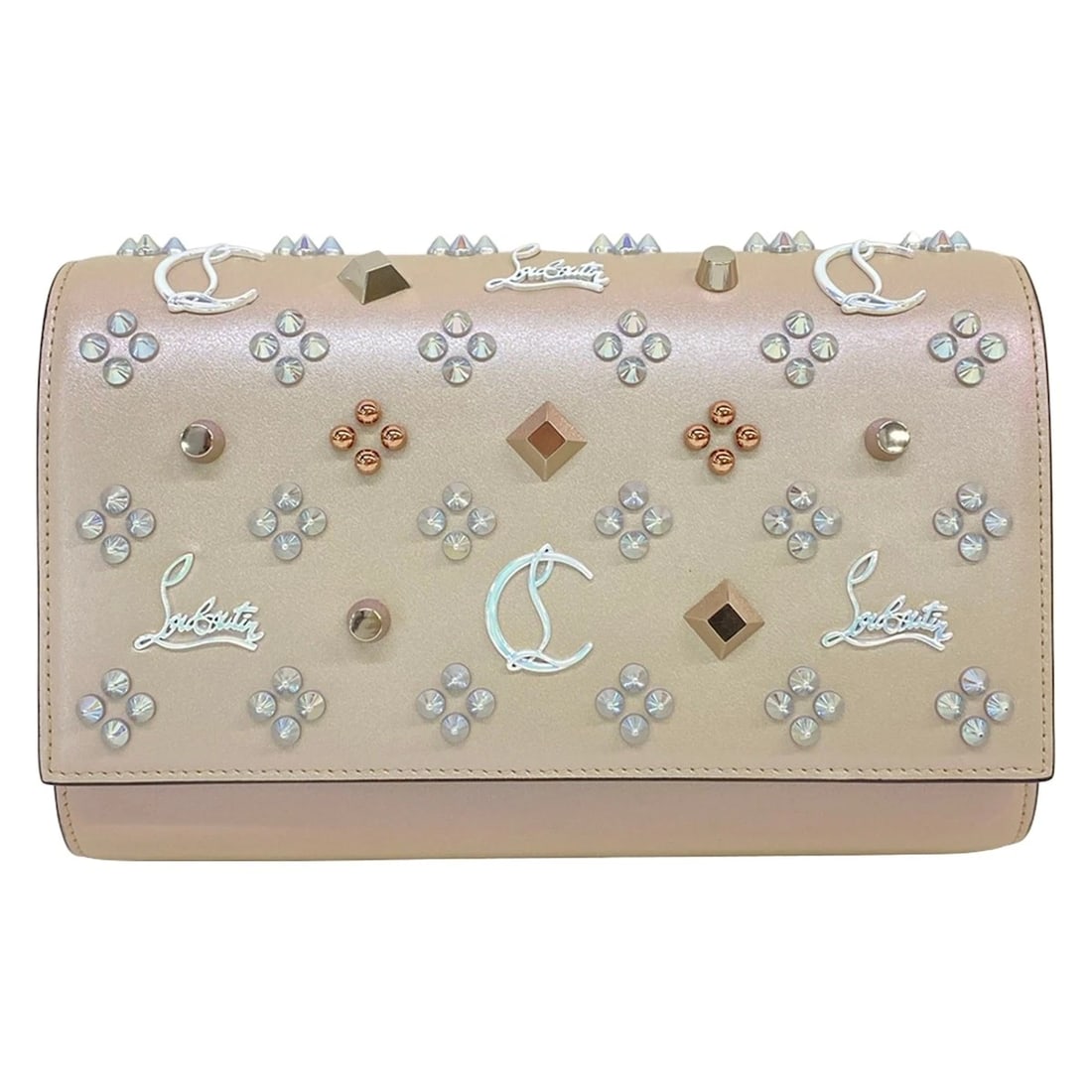CHRISTIAN LOUBOUTIN PALOMA LEATHER CLUTCH BAG (1 of 9)