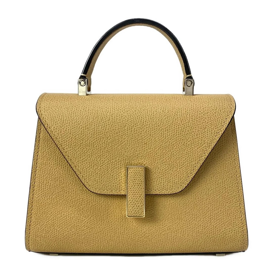 VALEXTRA MICRO ISIDE LIGHT BROWN SOFT CALF LEATHER HANDBAG: Valextra Micro Iside Light Brown Soft Calf Leather Handbag Brand: Valextra Type/Style: Handbag Material: Exterior Material Soft Calf Leather Color: Exterior Color Light Brown Size: Height : 5.91 inch