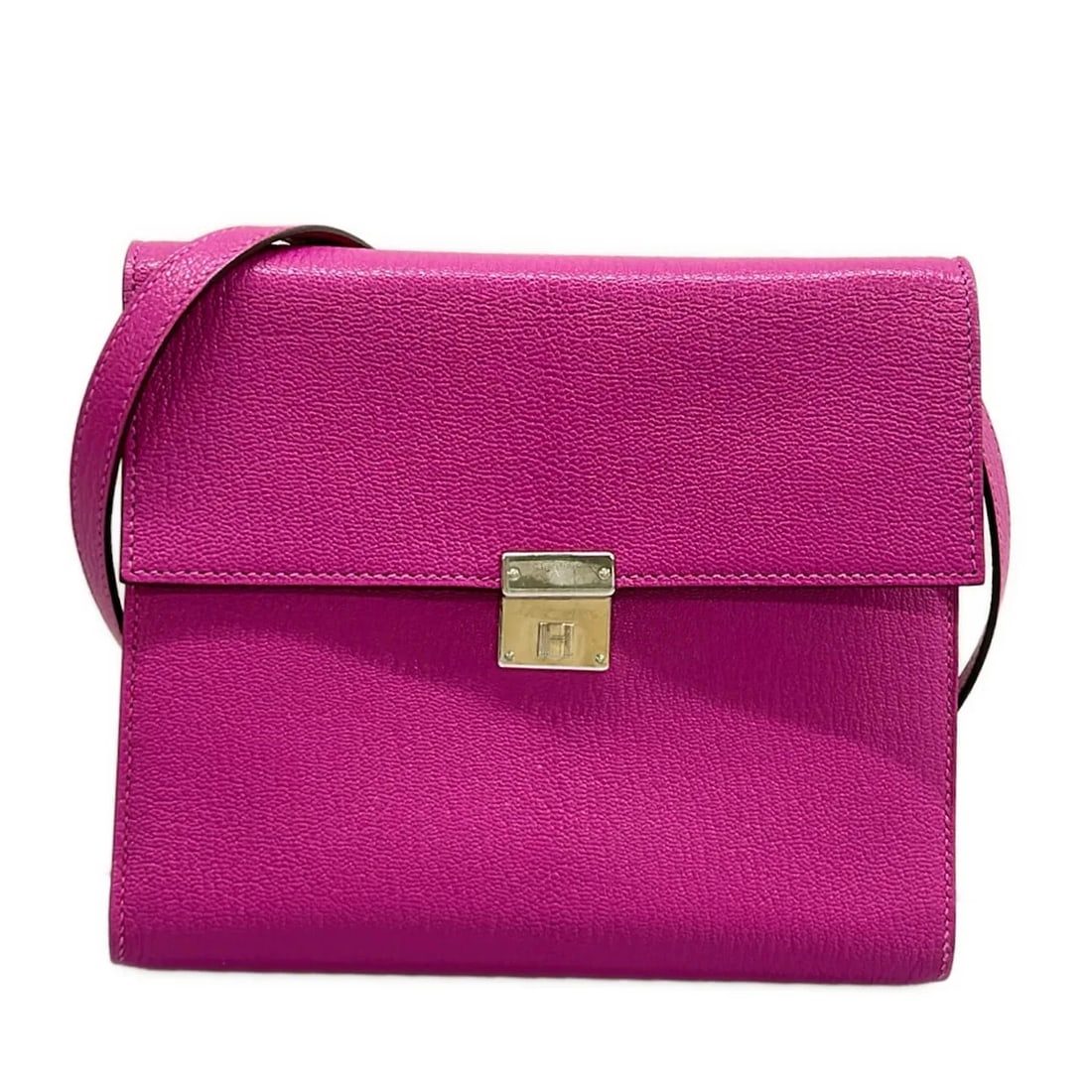 HERMES CLIC PURPLE CHEVRE C OTHER STYLE WALLET (1 of 9)
