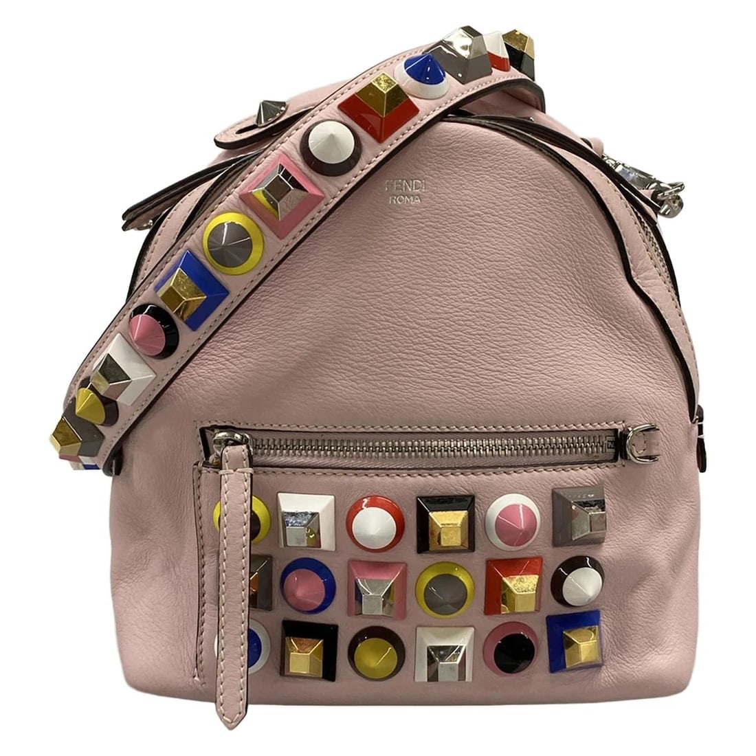 FENDI BOLSA VITTO DOLCE LIGHT PINK LEATHER WOMEN'S SHOULDER BAG: FENDI Bolsa Vitto Dolce Light Pink Leather Women's Shoulder Bag Brand: FENDI Type/Style: Shoulder Bag Material: Exterior Material Leather Color: Exterior Color Light Pink Size: Height : 8.27 inch (21 