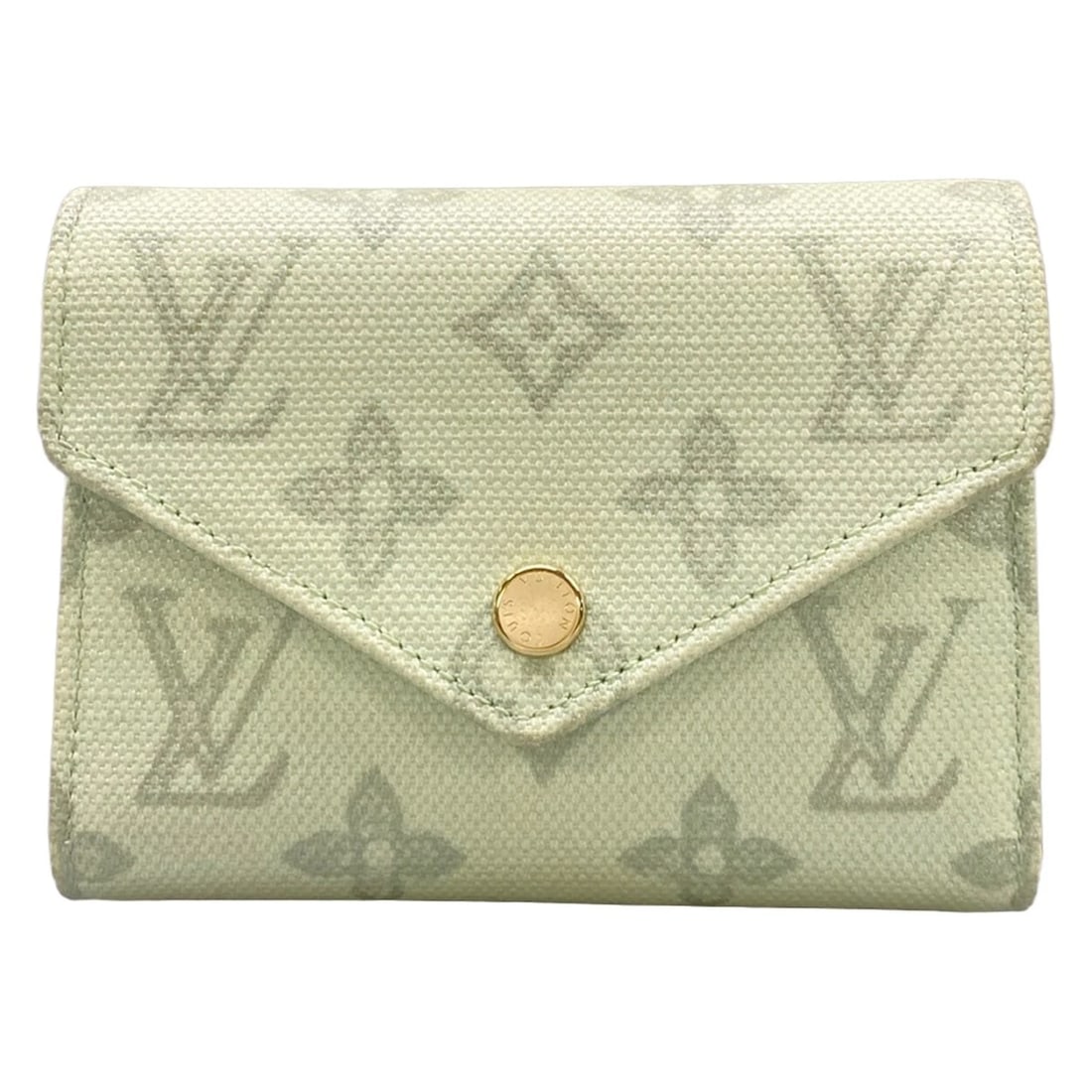 LOUIS VUITTON PORTEFEUILLE VICTORINE VERT ANIER MONOGRAMBIFOLD WALLET: LOUIS VUITTON Portefeuille Victorine Vert Anier MonogramBifold Wallet Brand: LOUIS VUITTON Type/Style: Bifold Wallet Material: Exterior Material Coated Canvas, Cowhide Leather Color: Exterior Color Ve