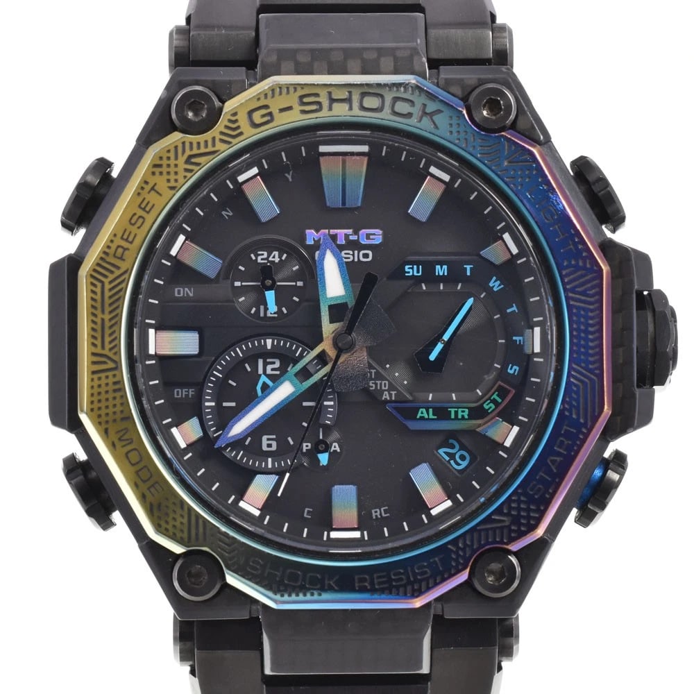 CASIO G-SHOCK SERIES MEN'S WATCH: CASIO G-SHOCK Series Men's Watch Brand: CASIO Type/Style: Wristwatch Material: Band Material resin, Case Material Stainless Steel Color: Band Color black, Dial Color black, Case Color black/rainbow