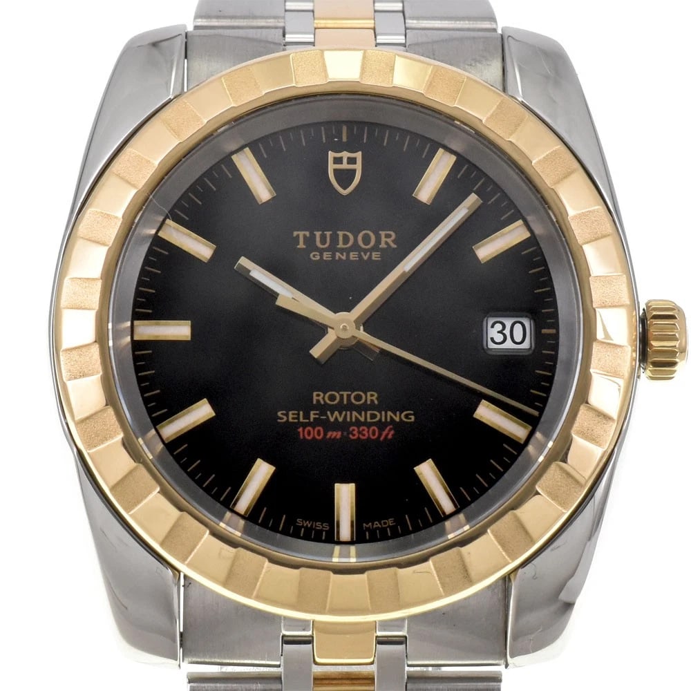 TUDOR CLASSIC DATE STAINLESS STEEL/YG MEN'S, WATCH: TUDOR Classic Date Stainless Steel/YG Men's, Watch Brand: TUDOR Type/Style: Wristwatch Material: Band Material Stainless Steel/YG, Case Material Stainless Steel/YG Color: Band Color Silver / Gold, Dia