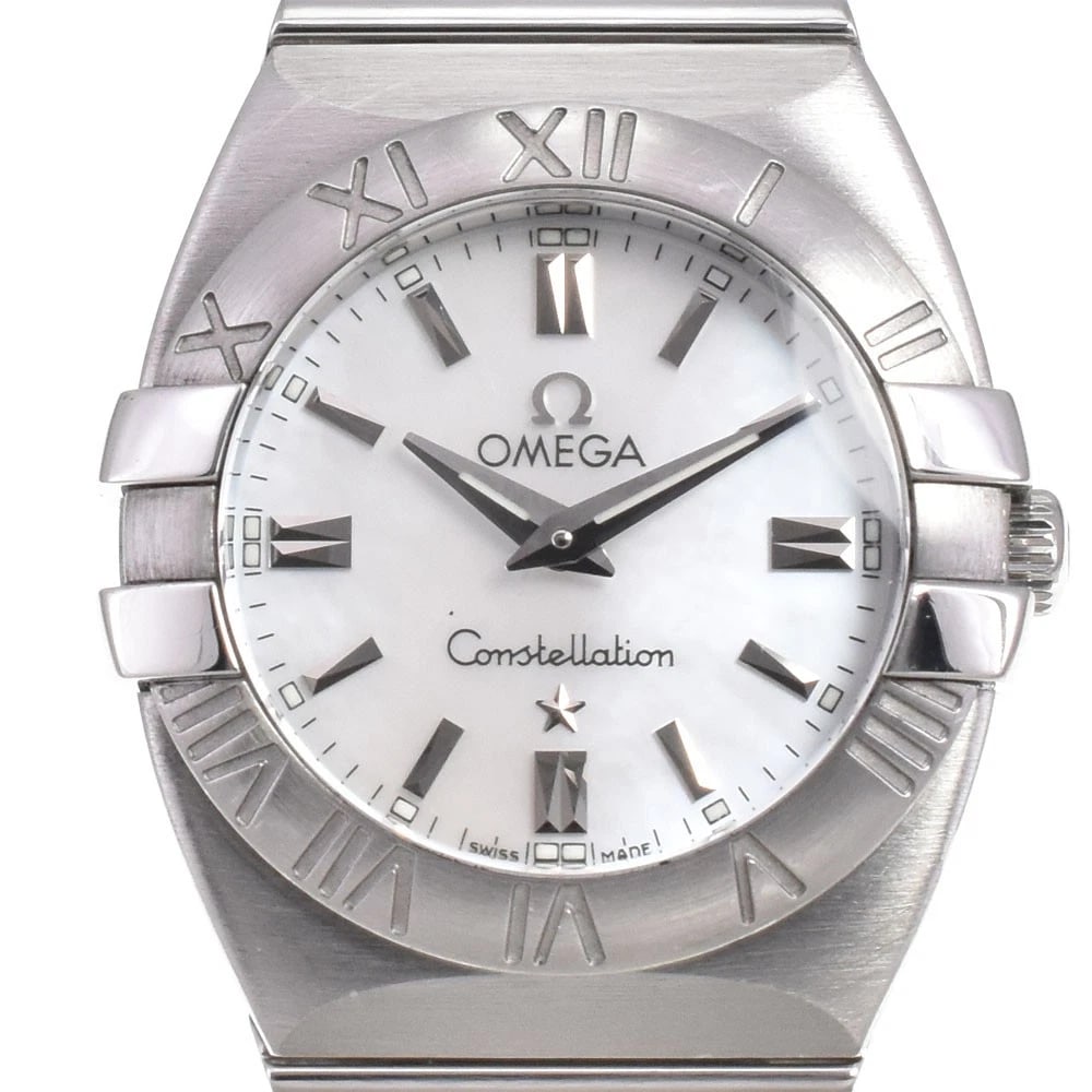 OMEGA CONSTELLATION DOUBLE EAGLE QUARTZ LADIES WATCH: OMEGA Constellation Double Eagle Quartz Ladies Watch Brand: OMEGA Type/Style: Wristwatch Material: Band Material Stainless Steel, Case Material Stainless Steel Color: Band Color Silver, Dial Color