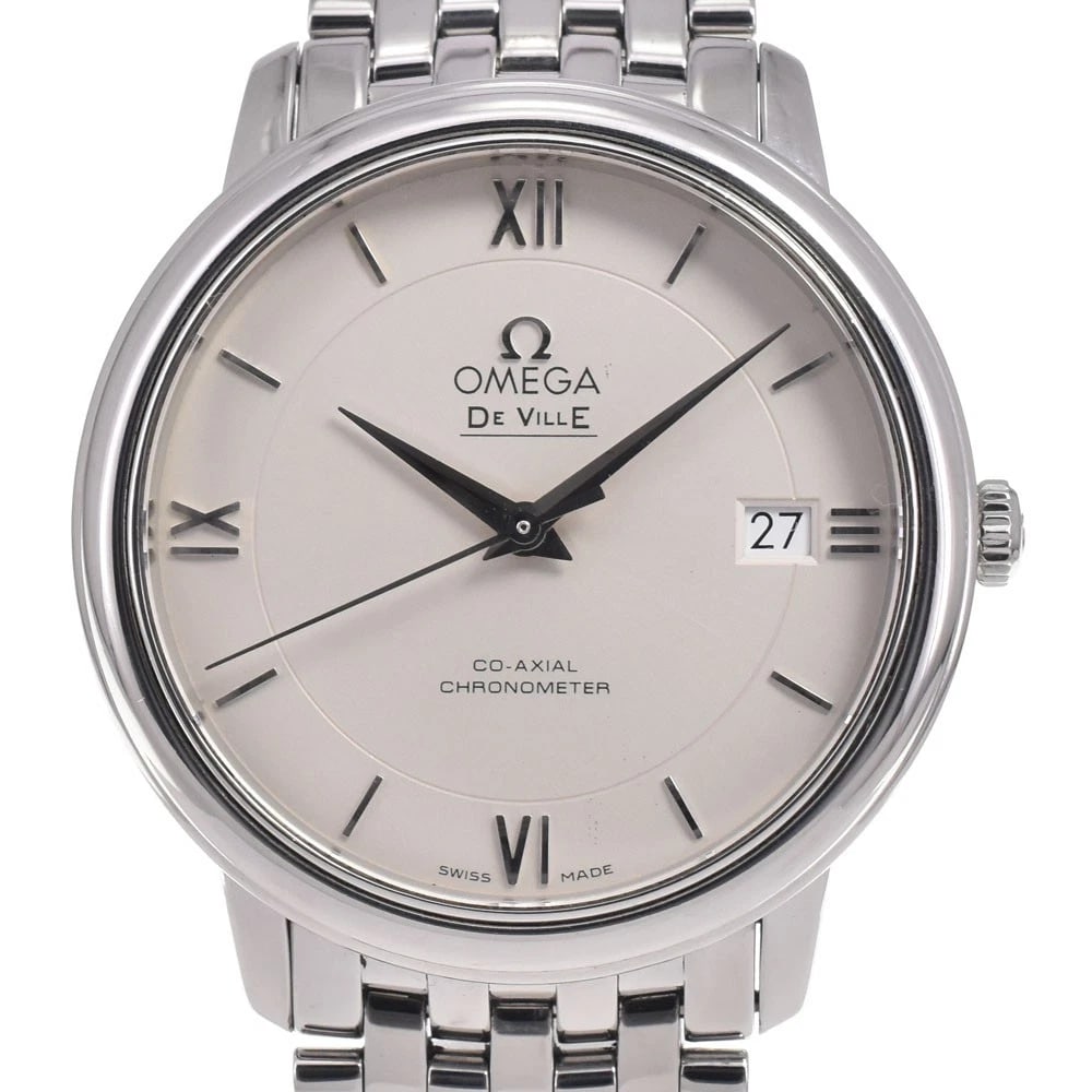 OMEGA DE VILLE DATE AUTOMATIC MEN'S, WATCH: OMEGA De Ville Date Automatic Men's, Watch Brand: OMEGA Type/Style: Wristwatch Material: Band Material Stainless Steel, Case Material Stainless Steel Color: Band Color Silver, Dial Color Silva, Case C