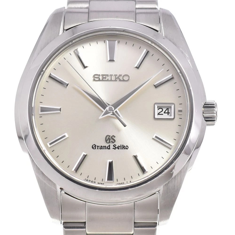 SEIKO GRAND SEIKO DATE SILVER DIAL QUARTZ MEN'S WATCH (1 of 6)