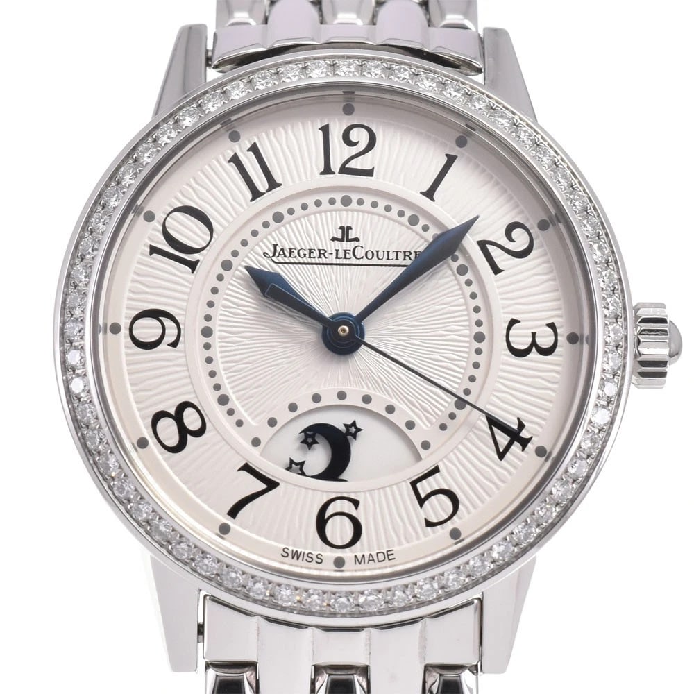 JAEGER-LECOULTRE RENDEZVOUS AUTOMATIC LADIES WATCH: JAEGER-LECOULTRE Rendezvous Automatic Ladies Watch Brand: JAEGER-LECOULTRE Type/Style: Wristwatch Material: Band Material Stainless Steel, Case Material Stainless Steel Color: Band Color Silver, Dial 