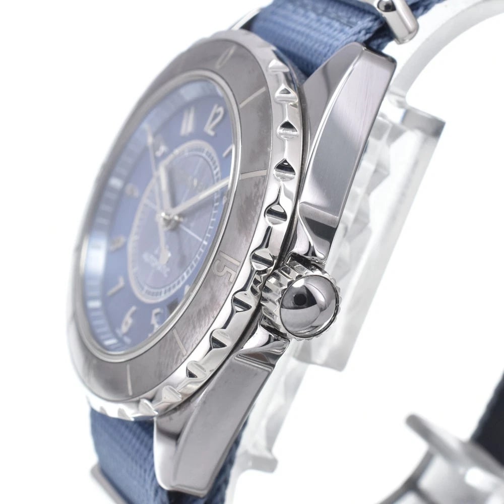 CHANEL J12 LIGHT BLUE DIAL AUTOMATIC LADIES WATCH - 3