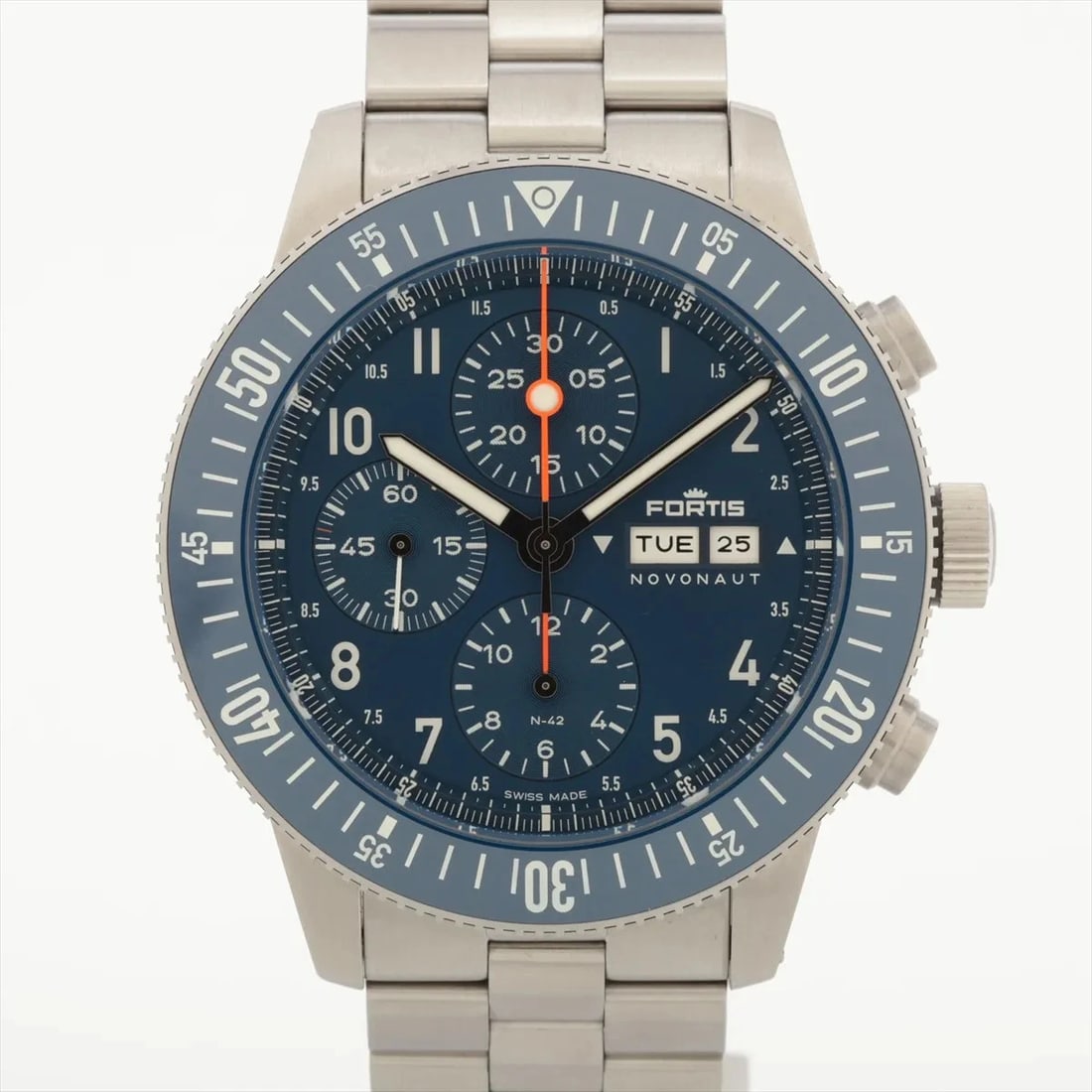 FORTIS SS BLUE DIAL, WATCH: Fortis SS blue dial, Watch Brand: Fortis Type/Style: Wristwatch Material: SS Color: blue dial Size: Case:W1.6 x H1.6inch / W43 x H43 Circumference of Wrist:8.1inch / 20.5 Accessories: None