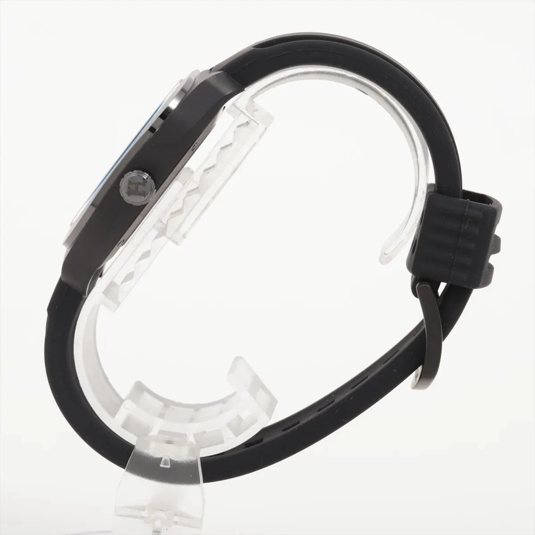 HERM?S H08 RUBBER X SS BLACK DIAL, WATCH - 2