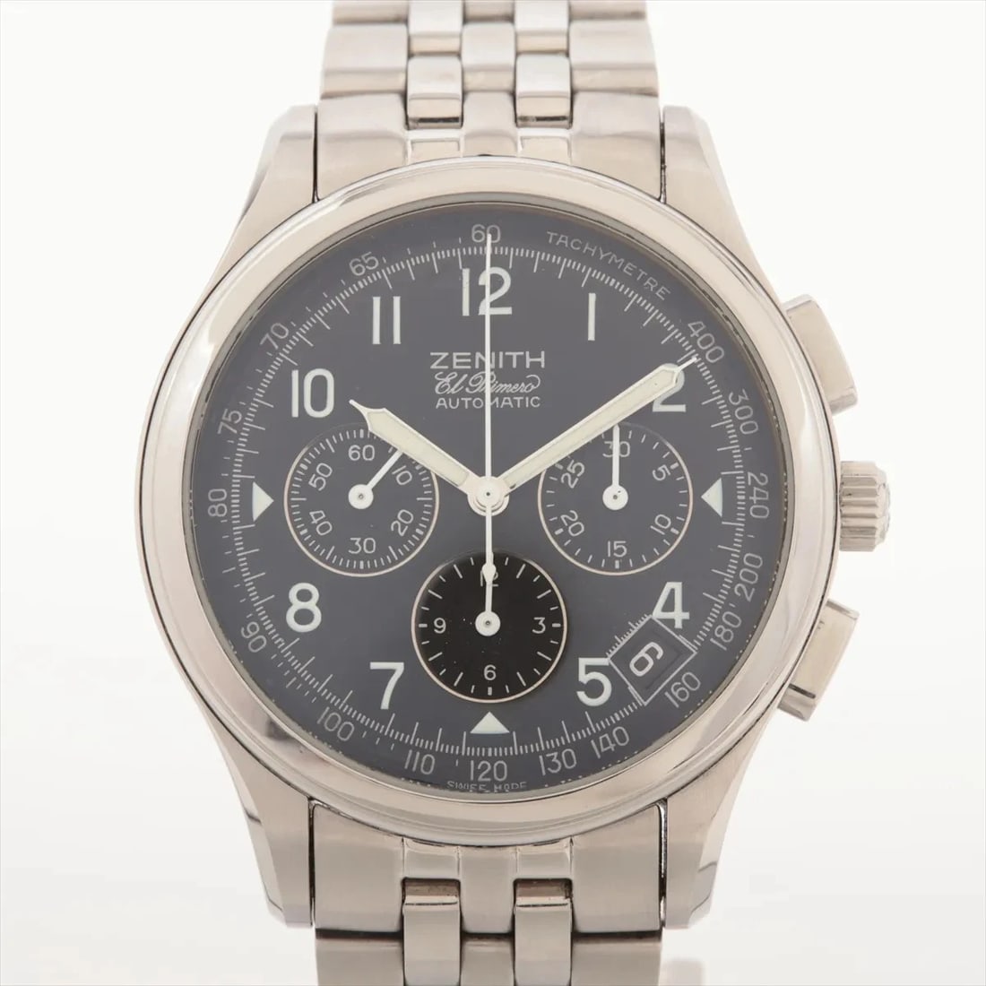 ZENITH EL PRIMERO SS BLACK DIAL, WATCH (1 of 4)