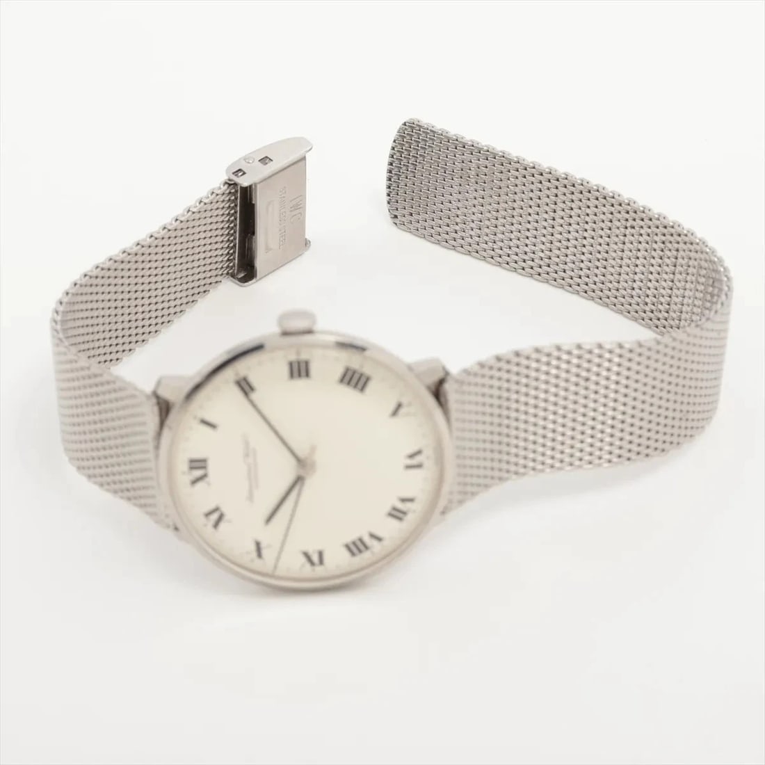 IWC SS STEM-WINDER WHITE DIAL, WATCH - 4