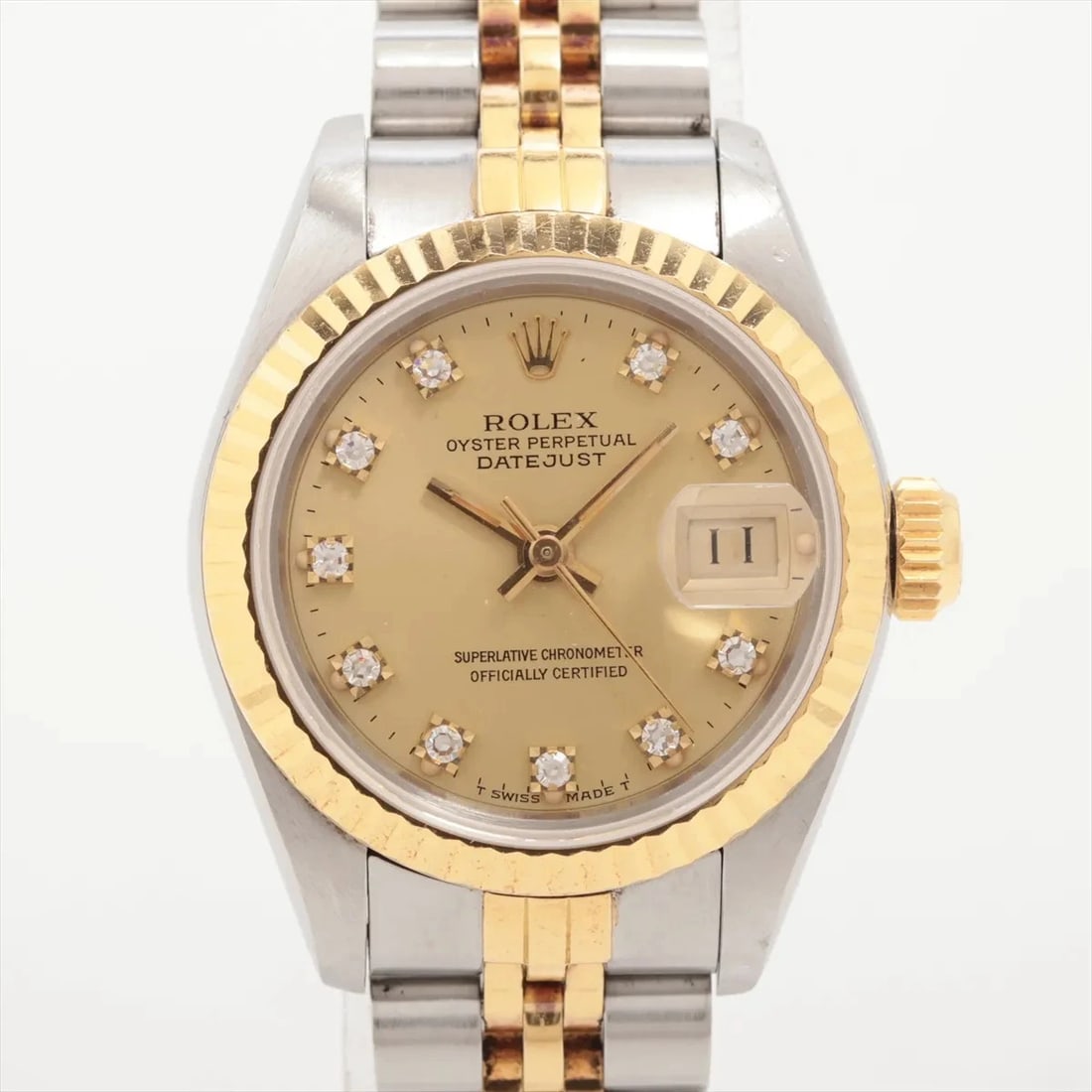 ROLEX LADY DATEJUST SS?YG CHAMPAGNE-FACE, WATCH (1 of 3)