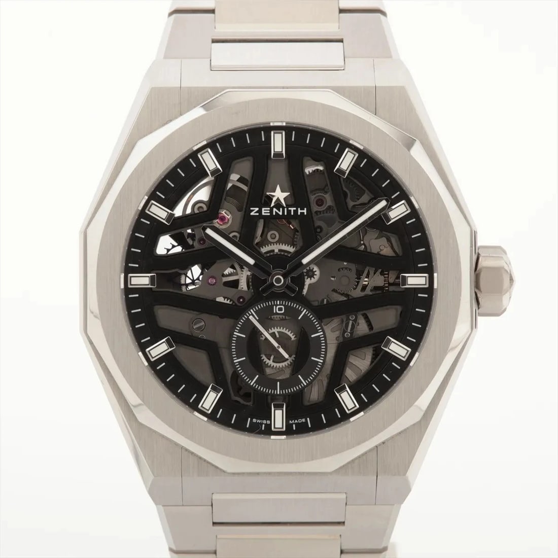 ZENITH DEFY SKYLINE SS SKELETON DIAL, WATCH: Zenith Defy Skyline SS Skeleton dial, Watch Brand: Zenith Type/Style: Wristwatch Material: SS Color: Skeleton dial Size: Case:W1.2 x H1.2inch / W39 x H39 Circumference of Wrist:6.9inch / 17.5 Acce