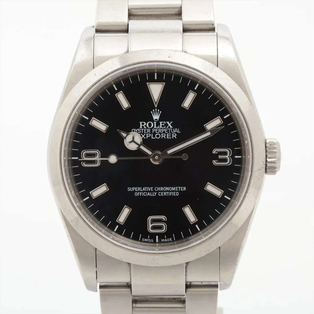 ROLEX EXPLORER I SS BLACK DIAL, WATCH (1 of 4)