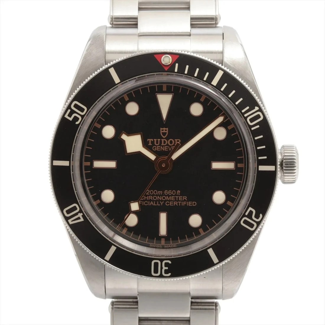 TUDOR BLACK BAY SS BLACK DIAL, WATCH: Tudor black bay SS black dial, Watch Brand: Tudor Type/Style: Wristwatch Material: SS Color: black dial Size: Case:W1.2 x H1.2inch / W39 x H39 Circumference of Wrist:6.3inch / 16 Accessories: None