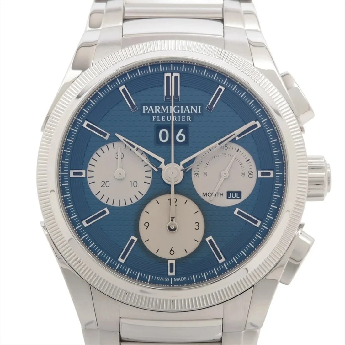PARMIGIANI FLEURIER TONDA GT CHRONOGRAPH SS BLUE DIAL, WATCH: PARMIGIANI FLEURIER Tonda GT Chronograph SS blue dial, Watch Brand: PARMIGIANI FLEURIER Type/Style: Wristwatch Material: SS Color: blue Size: Case:W1.6 x H1.6inch / W42 x H42 Circumference of Wrist:7.