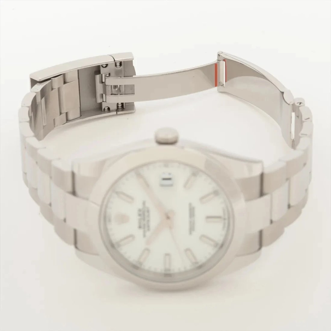 ROLEX DATEJUST SS WHITE DIAL, WATCH - 4