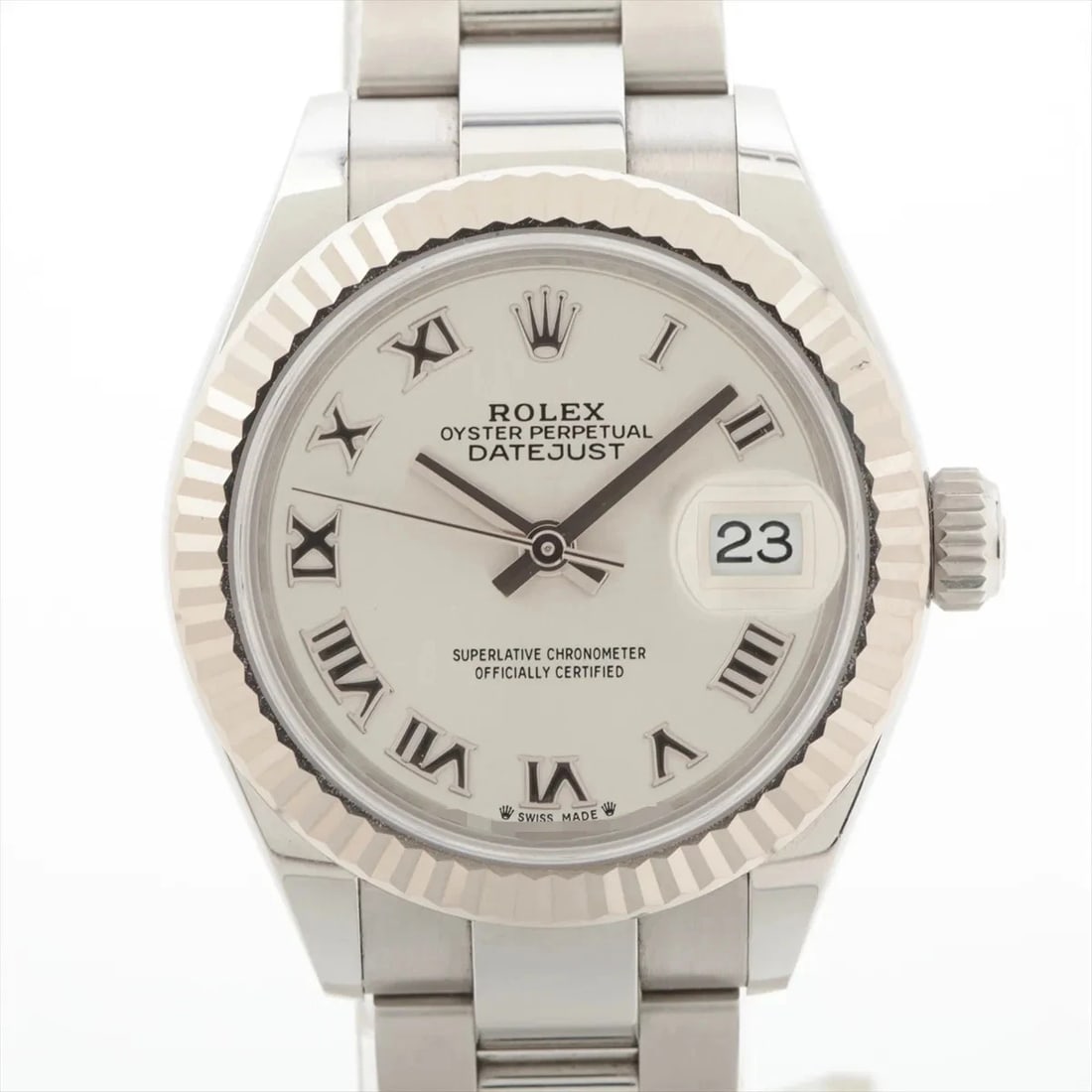 ROLEX LADY DATEJUST SS?WG SILVER-FACE, WATCH (1 of 4)