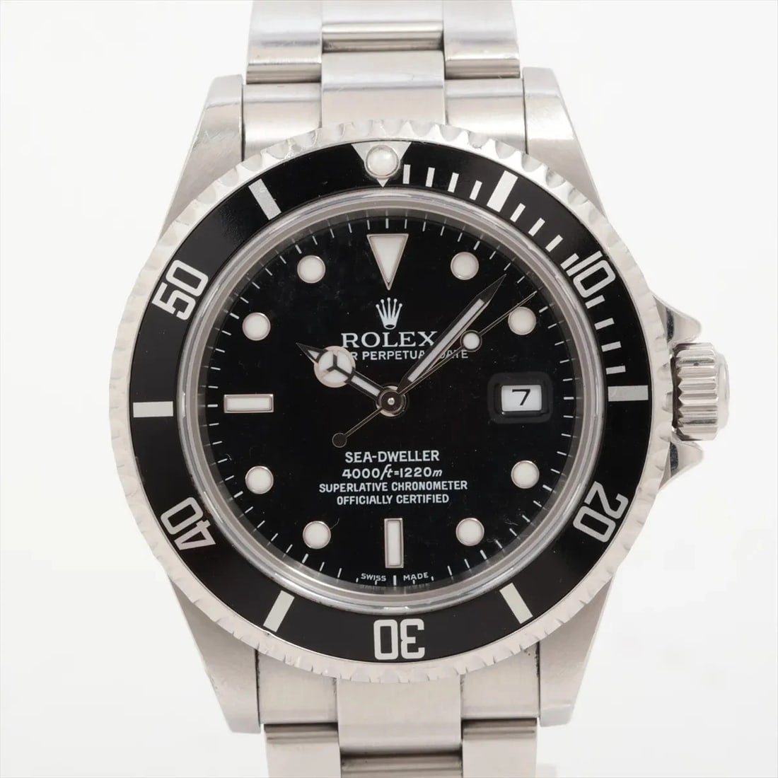 ROLEX SEA-DWELLER SS BLACK DIAL, WATCH (1 of 2)