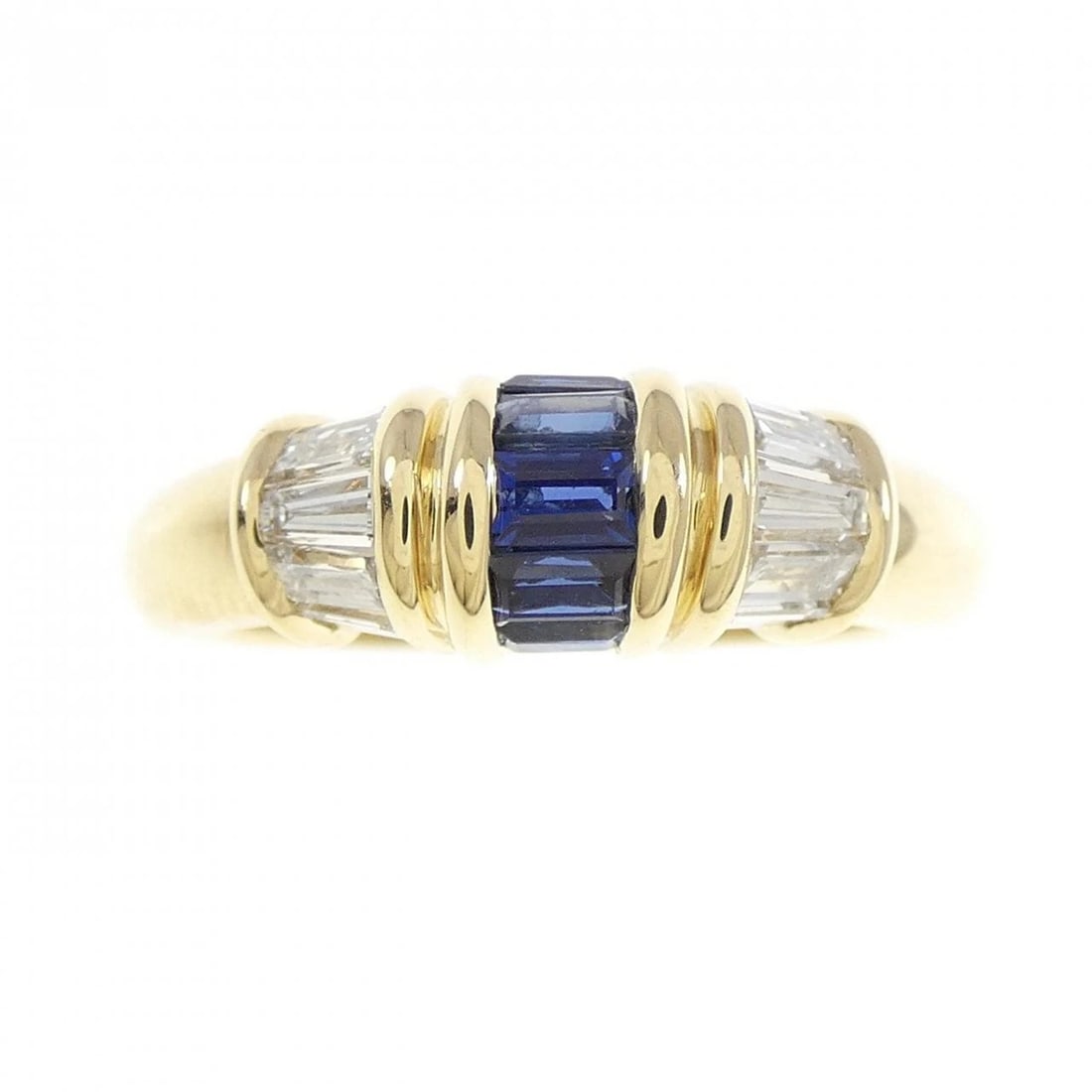 750YG SAPPHIRE RING - 2