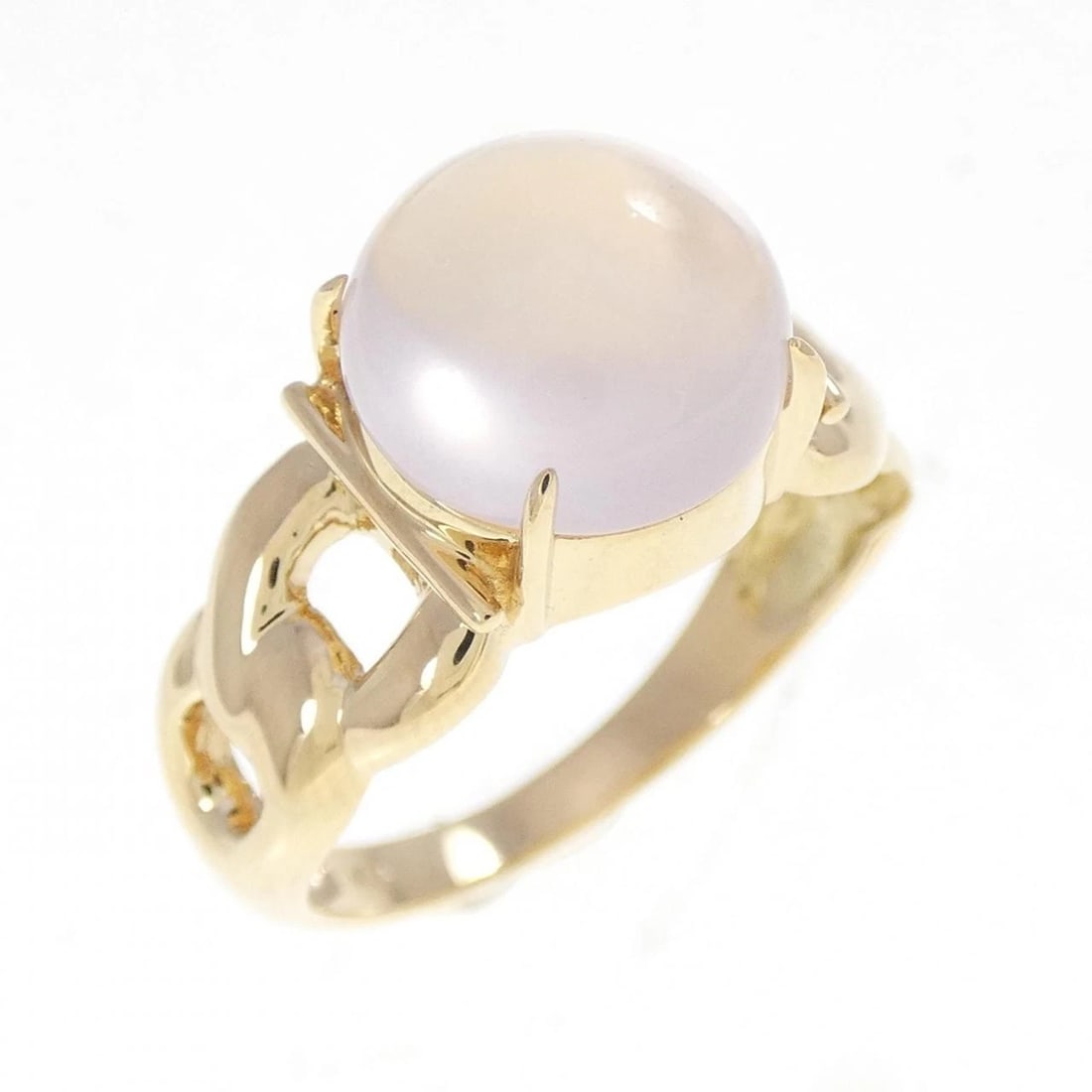 18K YELLOW GOLD ROSE QUARTZ RING: 18K Yellow Gold Rose Quartz Ring Brand: Unbranded Type/Style: Rose Quartz Ring Material: 18K Yellow Gold, Main Stone/Creation Natural Color: Yellow Gold Size: US 6 3/4 Accessories: None Accessories
