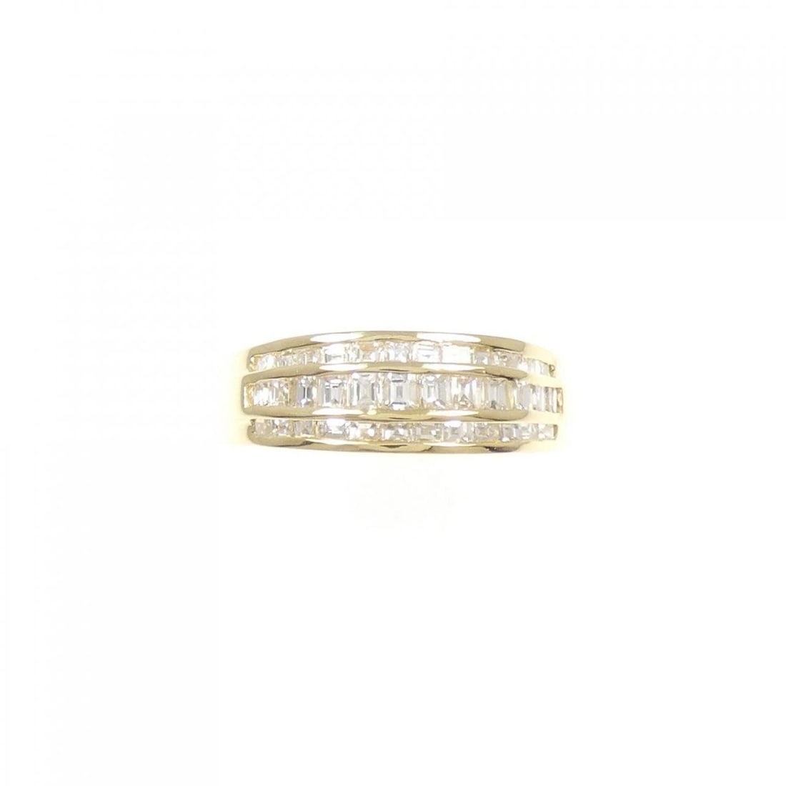 K18YG DIAMOND RING - 2