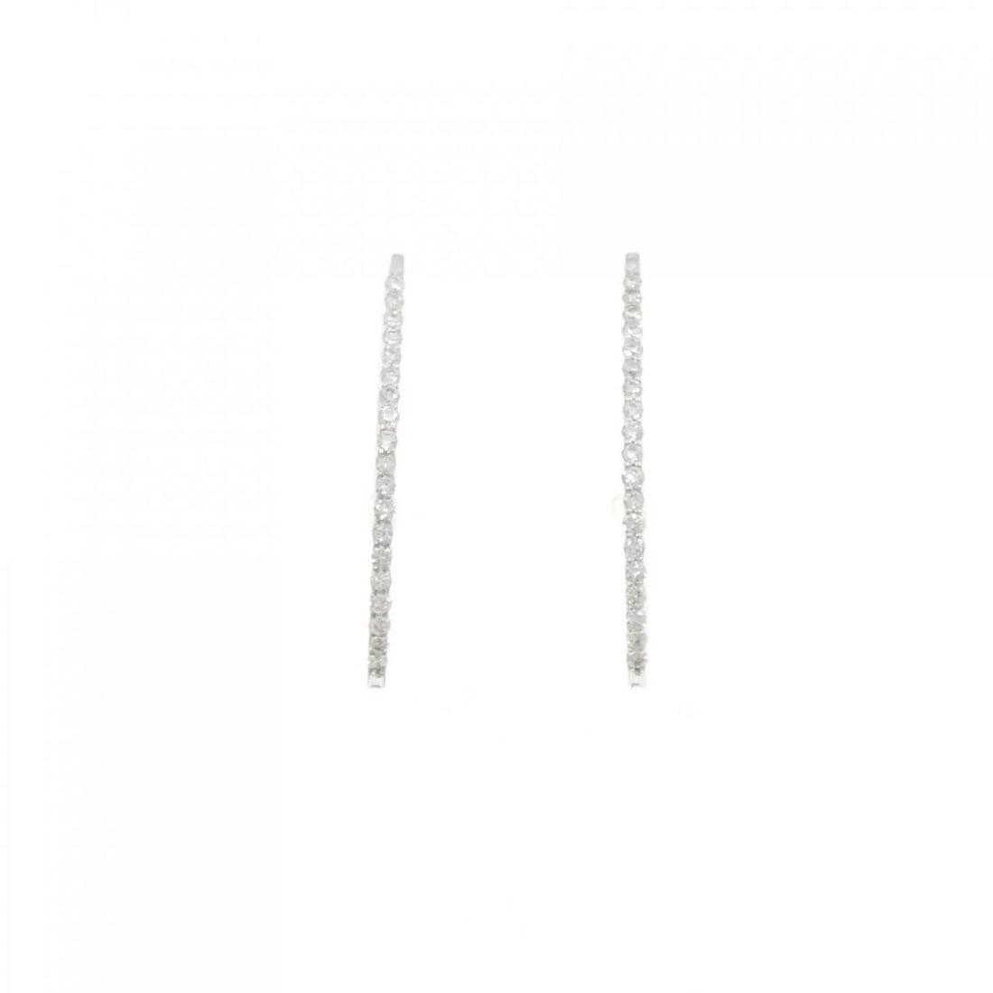 K18WG DIAMOND PIERCE - 2
