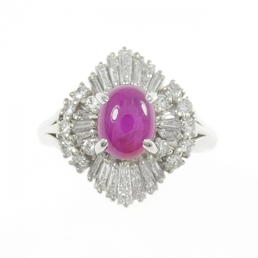 PT900 STAR RUBY RING - 2