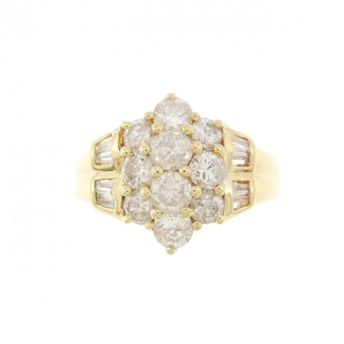 750YG DIAMOND RING - 2