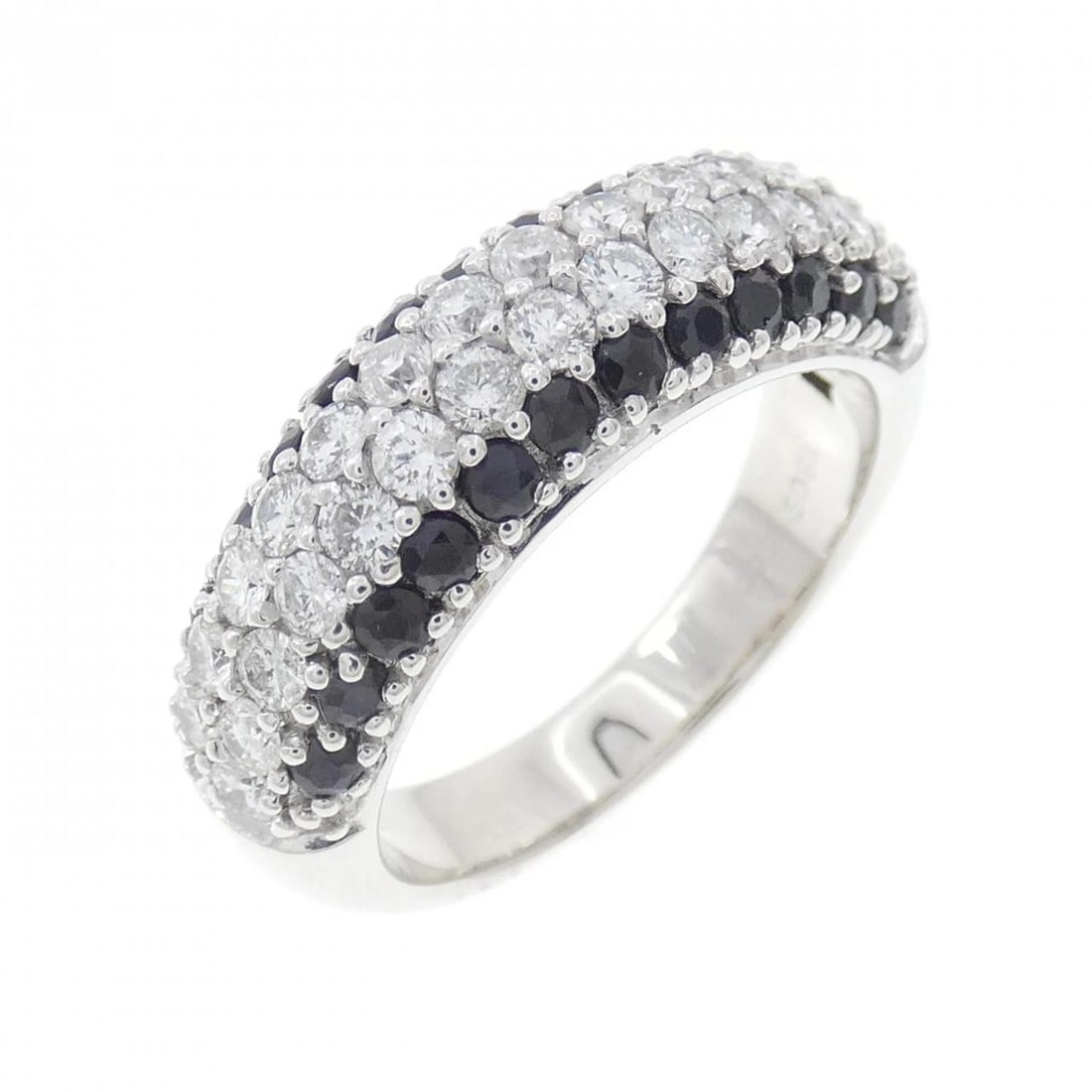 K18WG SAPPHIRE RING: K18WG Sapphire Ring Brand: Unbranded Type/Style: Sapphire Ring Material: 18k White Gold, Main Stone/Creation Sapphire Secondary Stone Diamond Color: White Gold Size: US 6 1/2 Accessories: None