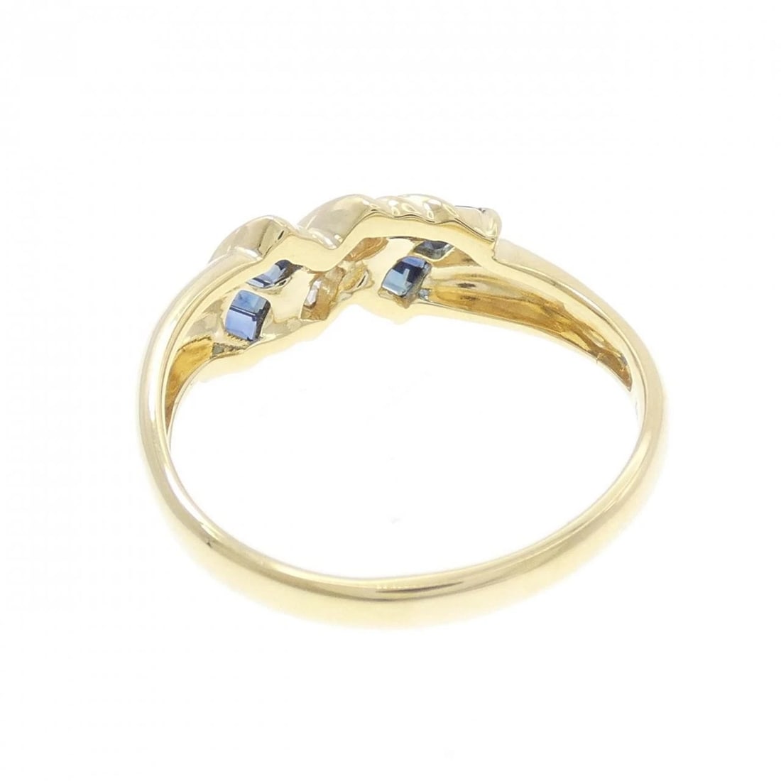 K18YG SAPPHIRE RING - 3